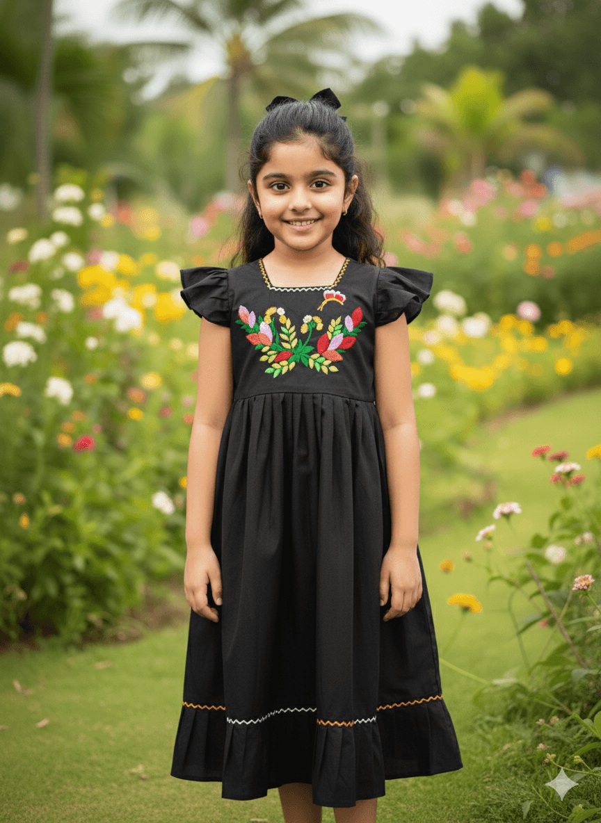 কৃষ্ণকলি ফুলেল ফ্রক